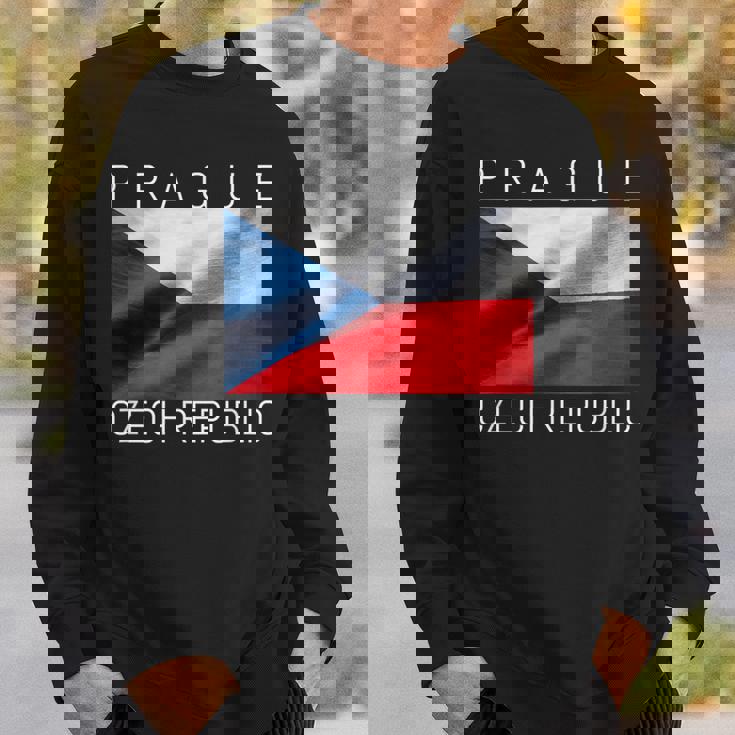 プラハtシャツ 素敵なチェコ共和国の国旗 お土産 スウェットシャツ 彼への贈り物