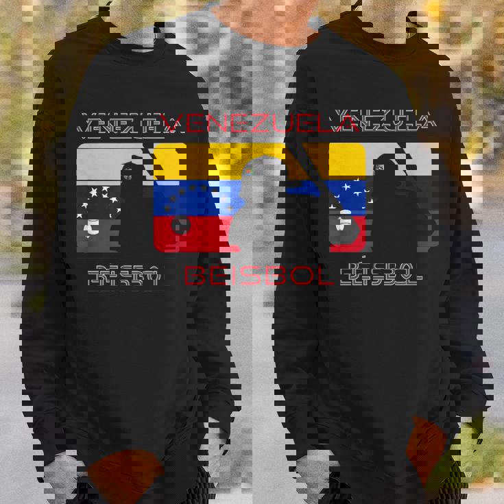 ベネズエラ Beisbol 野球旗 ベネズエラ スポーツファンen スウェットシャツ 彼への贈り物