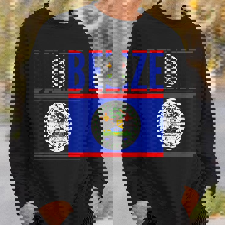 ベリーズ ベリーズの国旗 スウェットシャツ 彼への贈り物