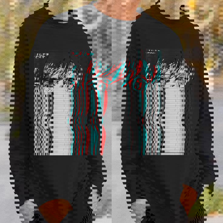 ベーパーウェーブ美的アニメ少女レトロ原宿aporwave スウェットシャツ 彼への贈り物