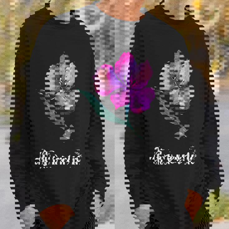 ペルー百合が大好きなアルストロメリアフラワー ピンク 2023 スウェットシャツ 彼への贈り物