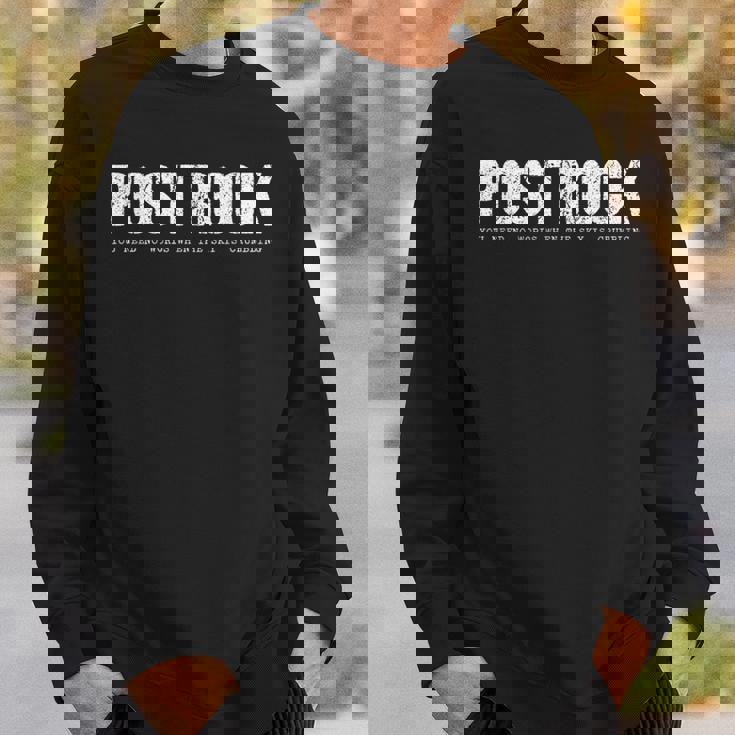 ポストロックミュージック スウェットシャツ 彼への贈り物