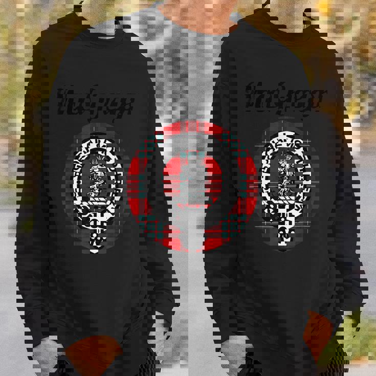 マクレガー クラン スコットランド 名前 紋章 タータン スウェットシャツ 彼への贈り物