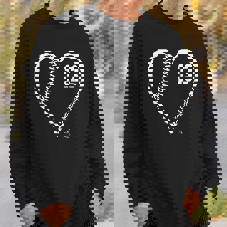 マックスマンシー選手ハート数ゲームデー スウェットシャツ 彼への贈り物