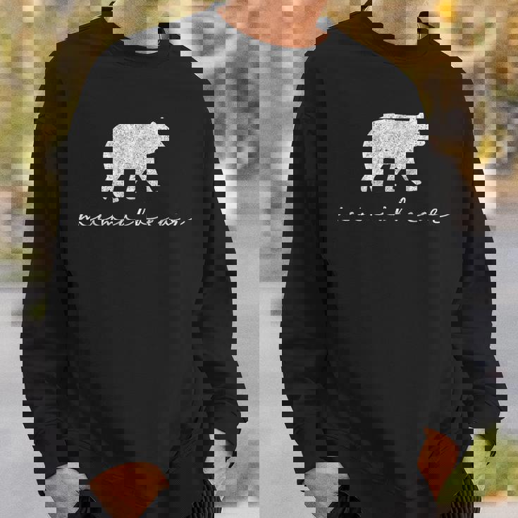 ママベア シャツ かわいい 母の日 ギフト ホワイト スウェットシャツ 彼への贈り物