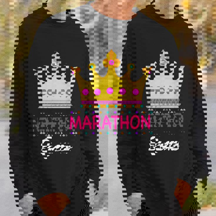 マラソン クイーン ランナー ランニング マラソン 好き 面白い スウェットシャツ 彼への贈り物