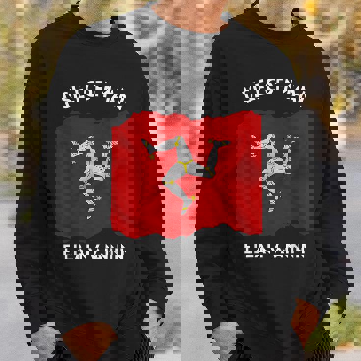 マン島国旗 マンクス語「エラン・ヴァンニン」トリスケリオン スウェットシャツ 彼への贈り物