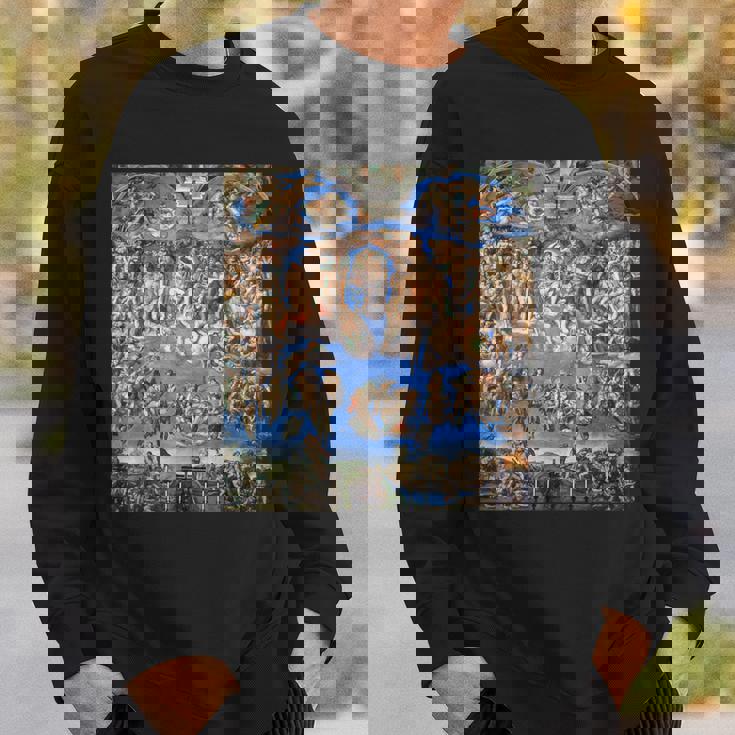 ミケランジェロ 最後の審判 フレスコ画 1536-1541 年の作品 スウェットシャツ 彼への贈り物