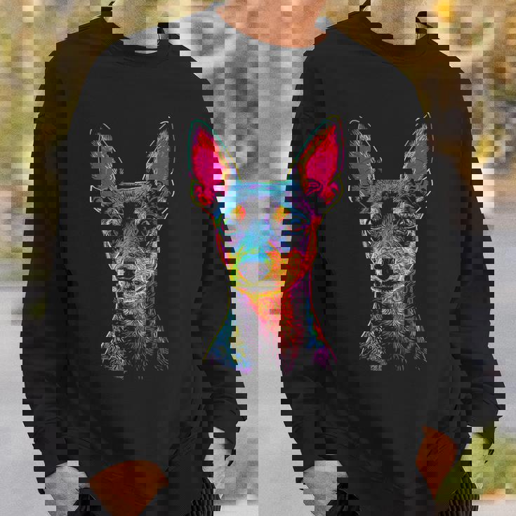 ミニチュアピンシャー 犬 モチーフ ペット ミニチュア ピンシャー スウェットシャツ 彼への贈り物