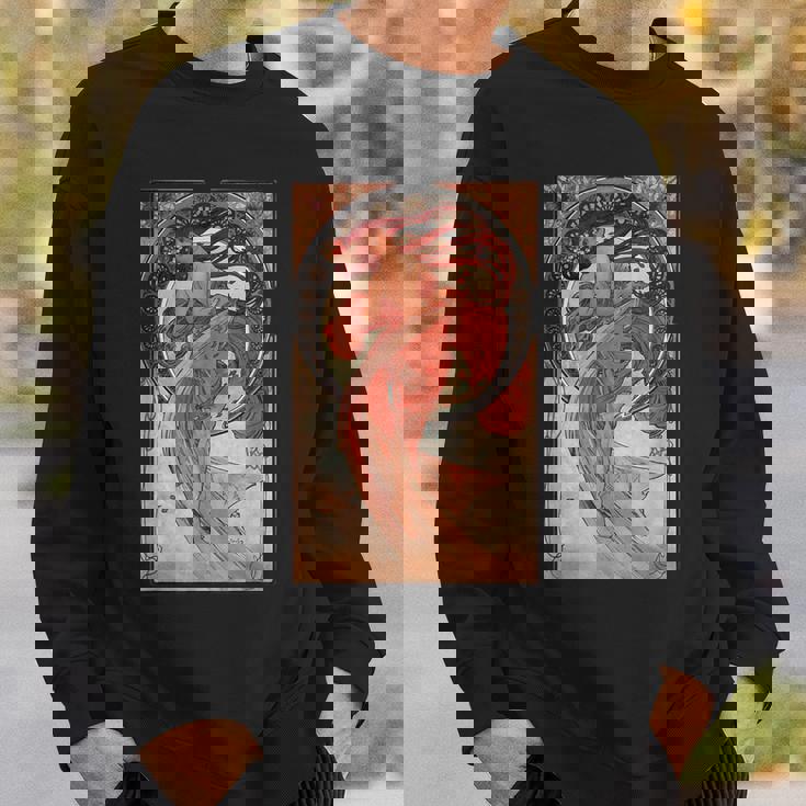 ミュシャの踊り スウェットシャツ 彼への贈り物