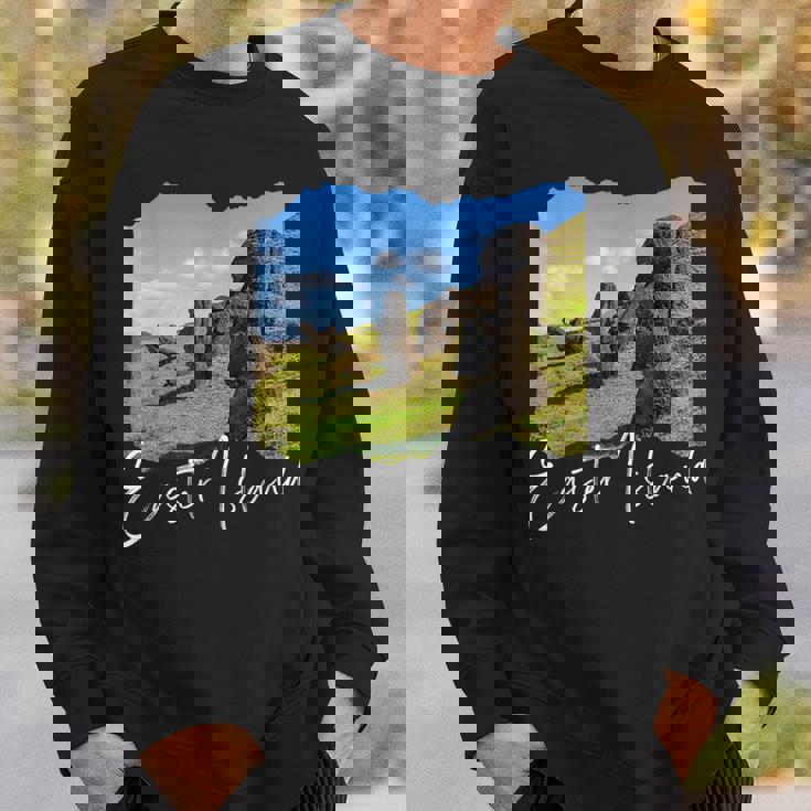 モアイ像 イースター島 ラパヌイ スウェットシャツ 彼への贈り物