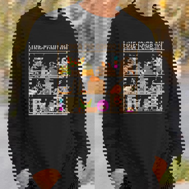 モルモットのコンドの生活のおもちゃヘイベッドの隠れ家の家 スウェットシャツ 彼への贈り物