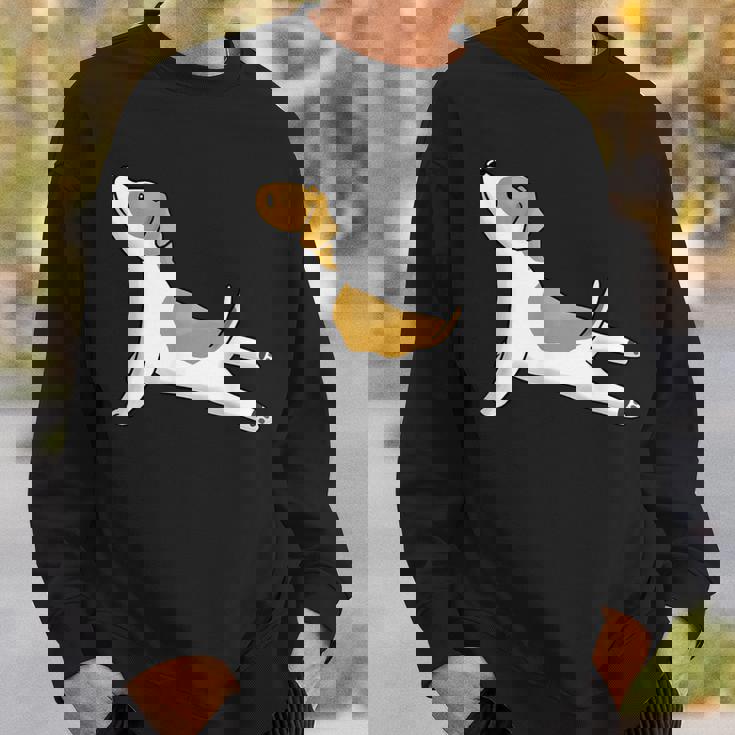 ヨガジャック・ラッセル・テリア犬 スウェットシャツ 彼への贈り物