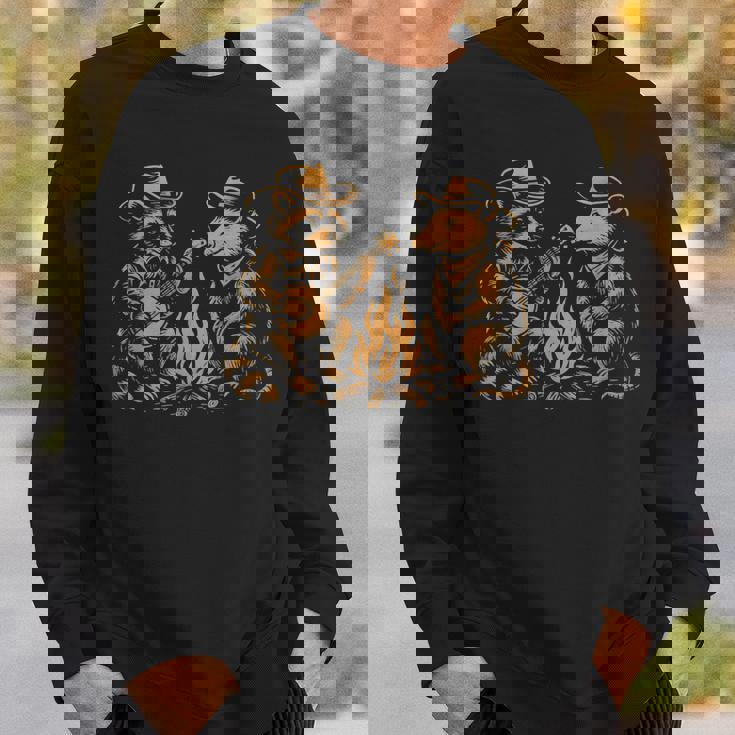 ラクーンバンジョーブルーグラスカントリーミュージック スウェットシャツ 彼への贈り物