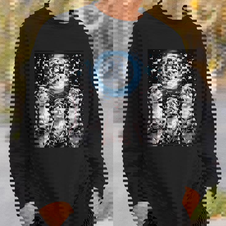 ラッコ マーチ カワウソ ハウリング 月 ヴィンテージ ラッコ スウェットシャツ 彼への贈り物