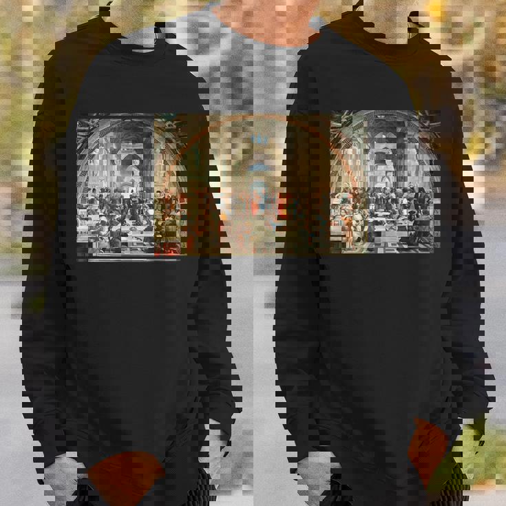 ラファエルによるアテネの学校1511 スウェットシャツ 彼への贈り物