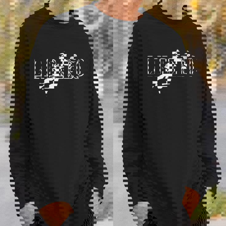 リベロ バレーボール ディフェンシブプレイヤーポジション スウェットシャツ 彼への贈り物