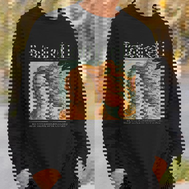 ルネッサンス美的ボッティチェリ ヴィーナスの誕生 アートデザイン 長袖tシャツ スウェットシャツ 彼への贈り物