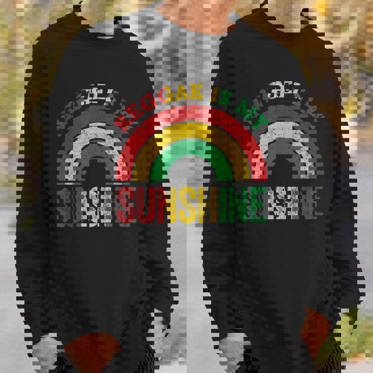 レゲエ イズ マイ サンシャイン シャツ ヴィンテージ レインボー レトロ サンシャイン スウェットシャツ 彼への贈り物