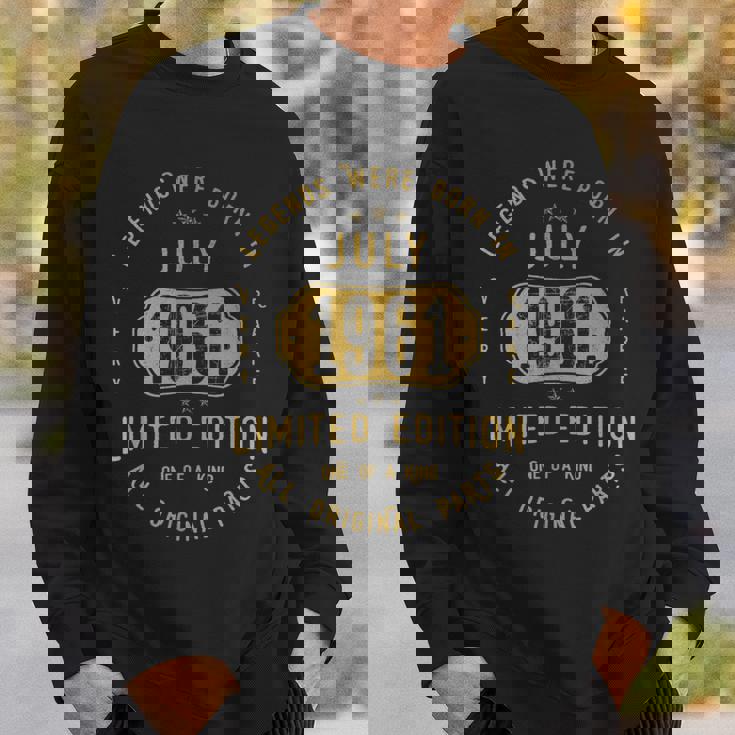 レジェンドは1961年七月生まれ 誕生日 スウェットシャツ 彼への贈り物