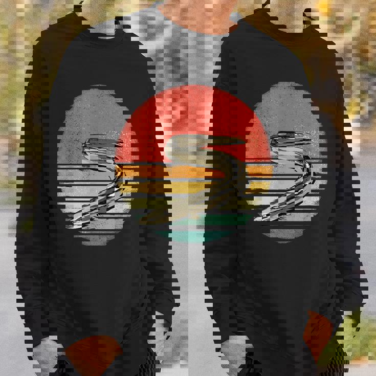 レトロ ヴィンテージ ウナギ 自然 うなぎ 恋人 スウェットシャツ 彼への贈り物