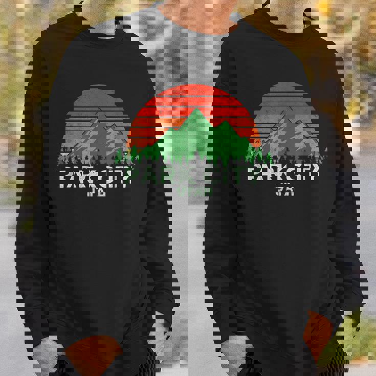 レトロ ヴィンテージ パークシティデザイン パークシティギフト スウェットシャツ 彼への贈り物