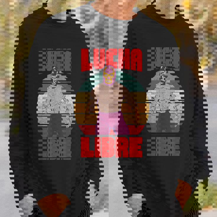 レトロ ヴィンテージ レスラー ルチャリブレ メキシコレスリング スウェットシャツ 彼への贈り物