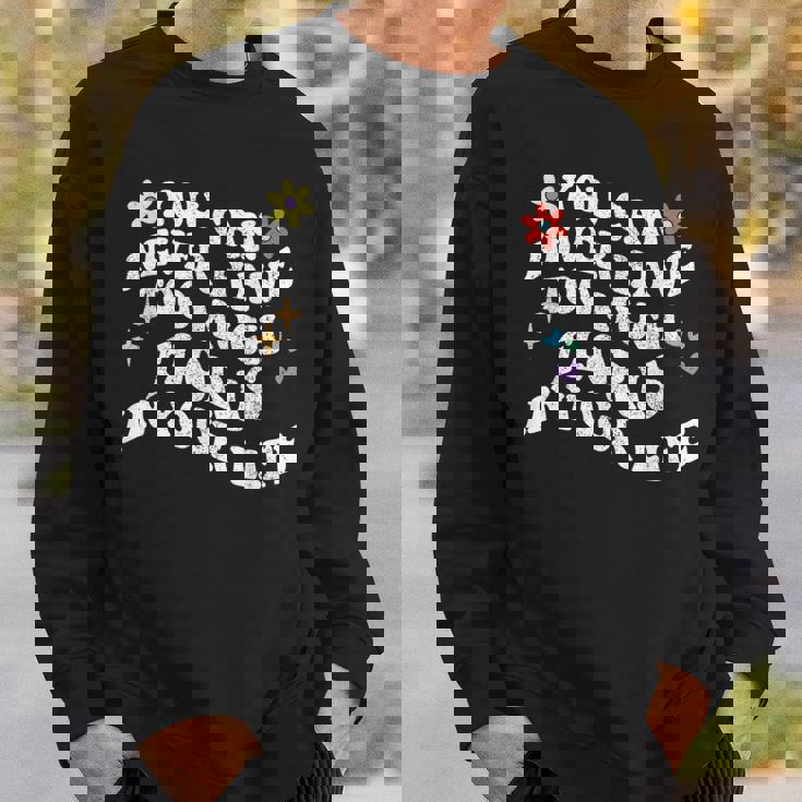 レトログルーヴィー。人生でフローリスが多すぎることはありません。 スウェットシャツ 彼への贈り物