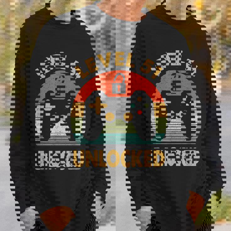 レベル51アンロック レトロヴィンテージ51歳の誕生日ゲームゲーマー スウェットシャツ 彼への贈り物