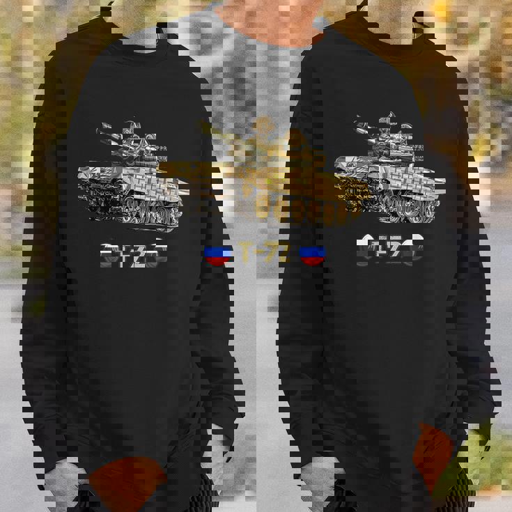 ロシア軍冷戦時代の主戦闘戦車t-72 スウェットシャツ 彼への贈り物