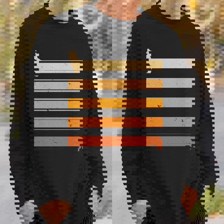 ロングコーギー犬カーディガン ウェルシュコーギー犬ギフト 長袖tシャツ スウェットシャツ 彼への贈り物