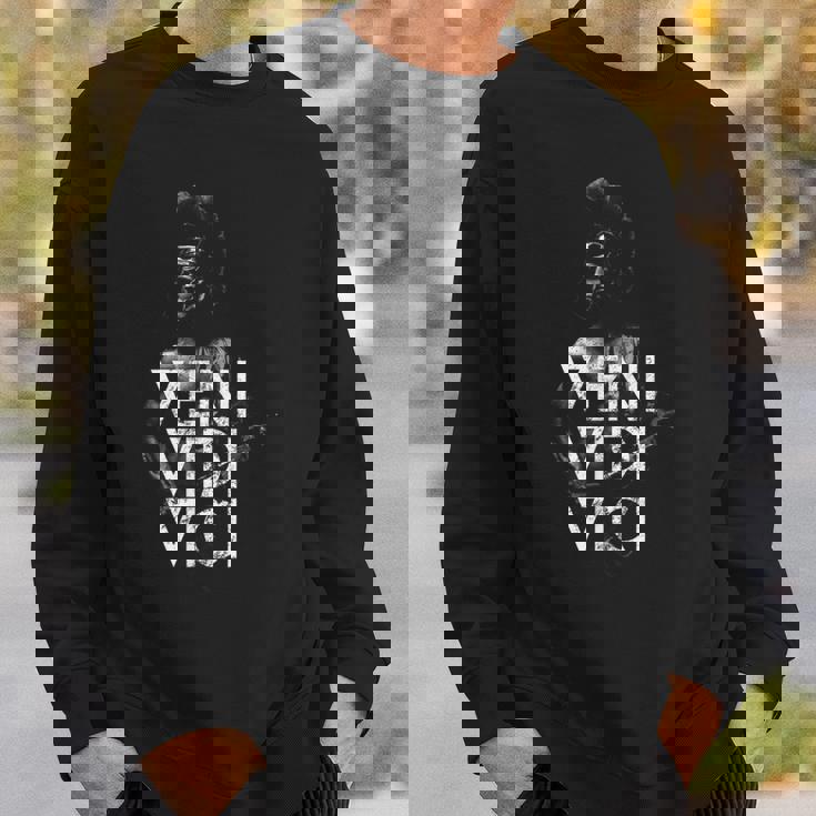 ローマ兵士 ヘルメット ガレア・ヴェニ・ヴィディ・ヴィチ 古代ローマ スウェットシャツ 彼への贈り物