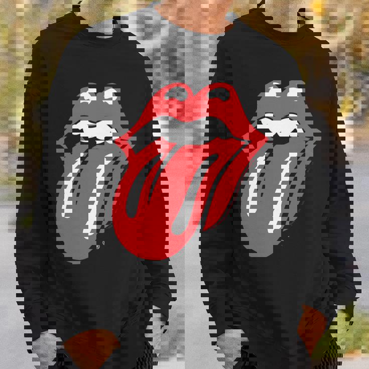 ローリングストーンズ 公式クラシックタン 長袖tシャツ スウェットシャツ 彼への贈り物