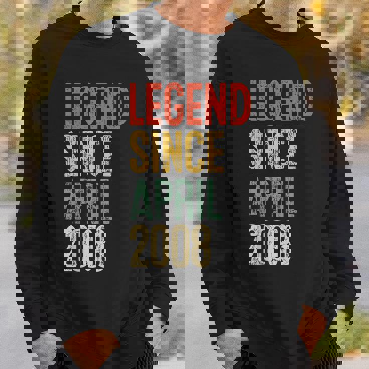 ヴィンテージ 18歳の誕生日デコレーション メンズ 18歳 2008年 18歳の誕生日 スウェットシャツ 彼への贈り物