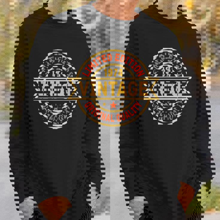 ヴィンテージ 1974 メンズ 限定版 Bday 1974 誕生日 スウェットシャツ 彼への贈り物