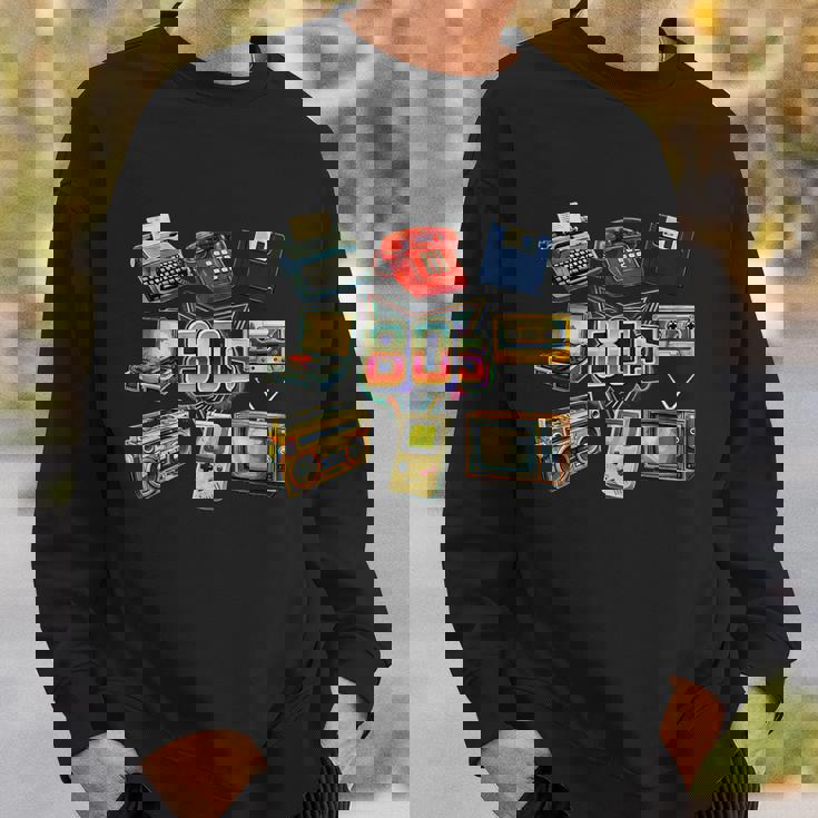 ヴィンテージ 1980年代 エレクトロニクス レトロ 楽しい スローバック スウェットシャツ 彼への贈り物