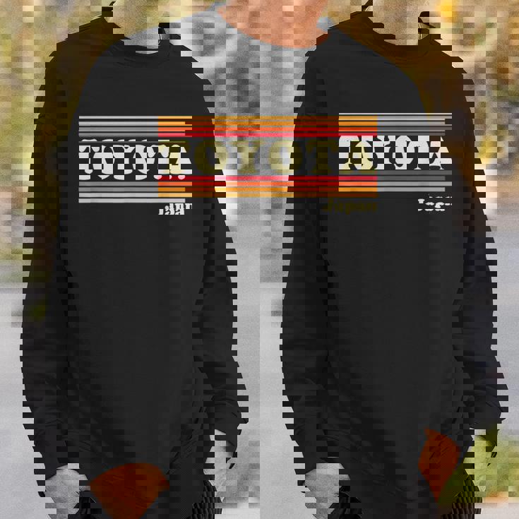 ヴィンテージ 80年代 トヨタ 日本 レトロ グラフィック スウェットシャツ 彼への贈り物