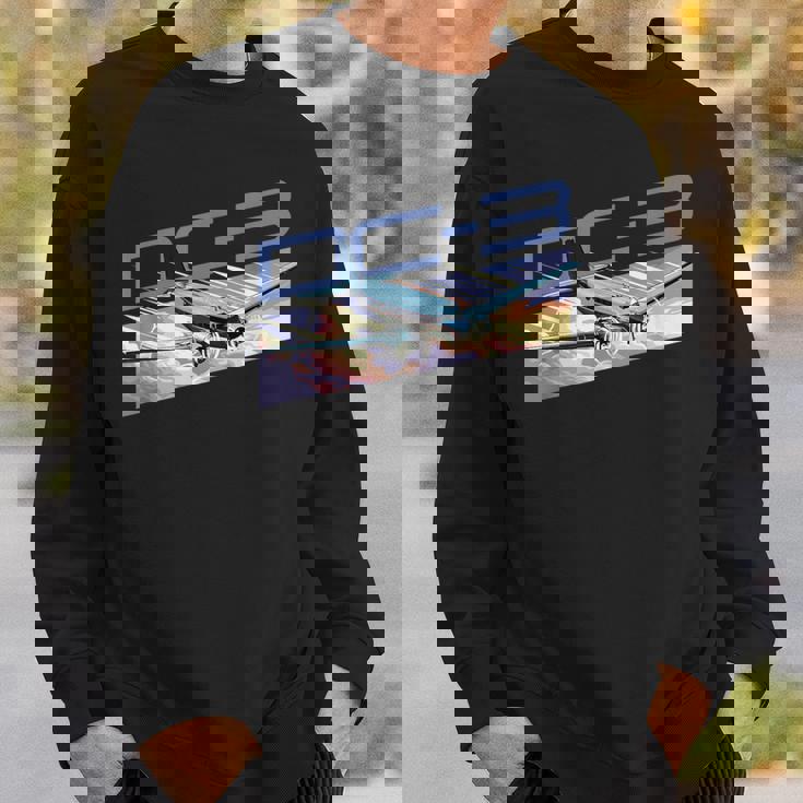 ヴィンテージ エアライン Dc-3 飛行機 スウェットシャツ 彼への贈り物