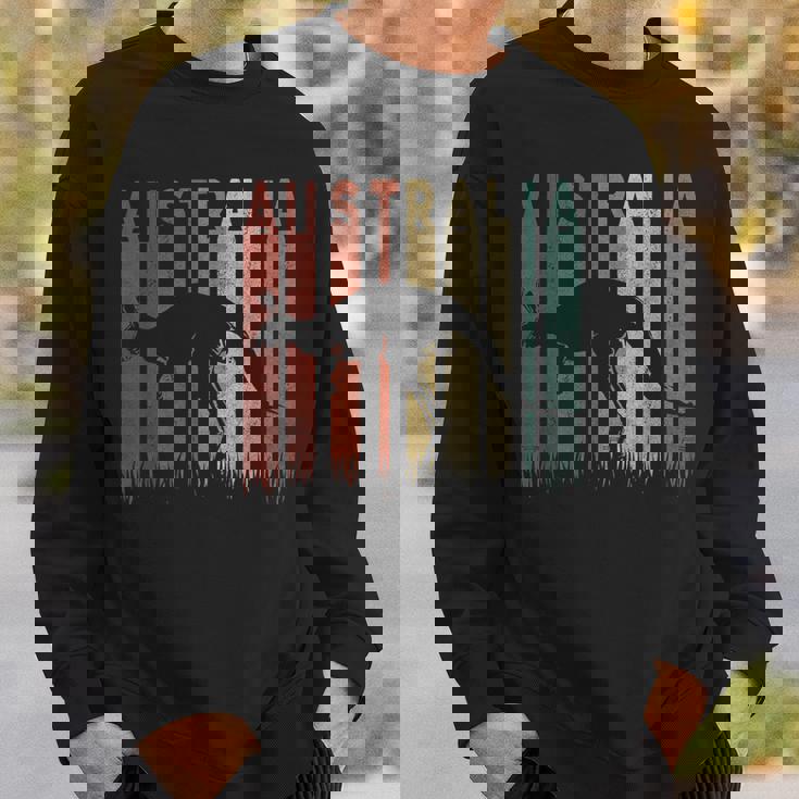 ヴィンテージ カンガルーオーストラリア オージー レトロ カンガルーオーストラリア スウェットシャツ 彼への贈り物