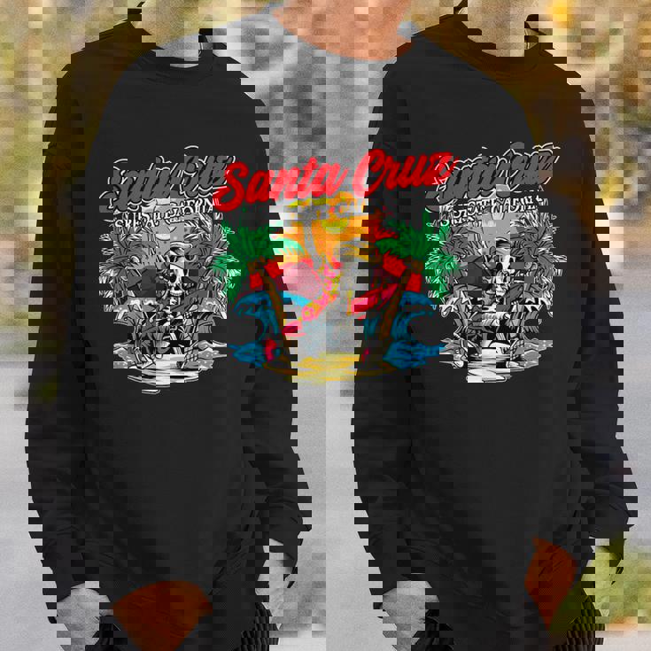 ヴィンテージ サーファー カリフォルニア I レトロ サンタクルーズ カリフォルニア スウェットシャツ 彼への贈り物