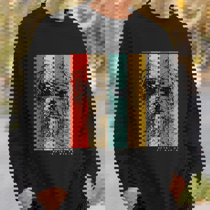 ヴィンテージ ノーフォークテリア 犬 ママ パパ キッズ メンズ レディース スウェットシャツ 彼への贈り物