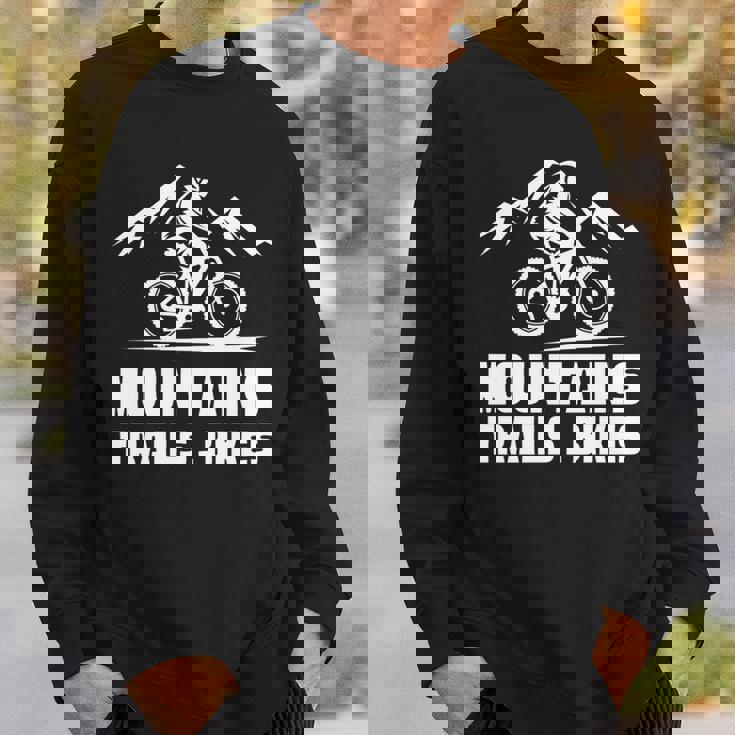 ヴィンテージ マウンテンバイク メンズ レディース バイカー Mtb トレイルバイク 長袖tシャツ スウェットシャツ 彼への贈り物