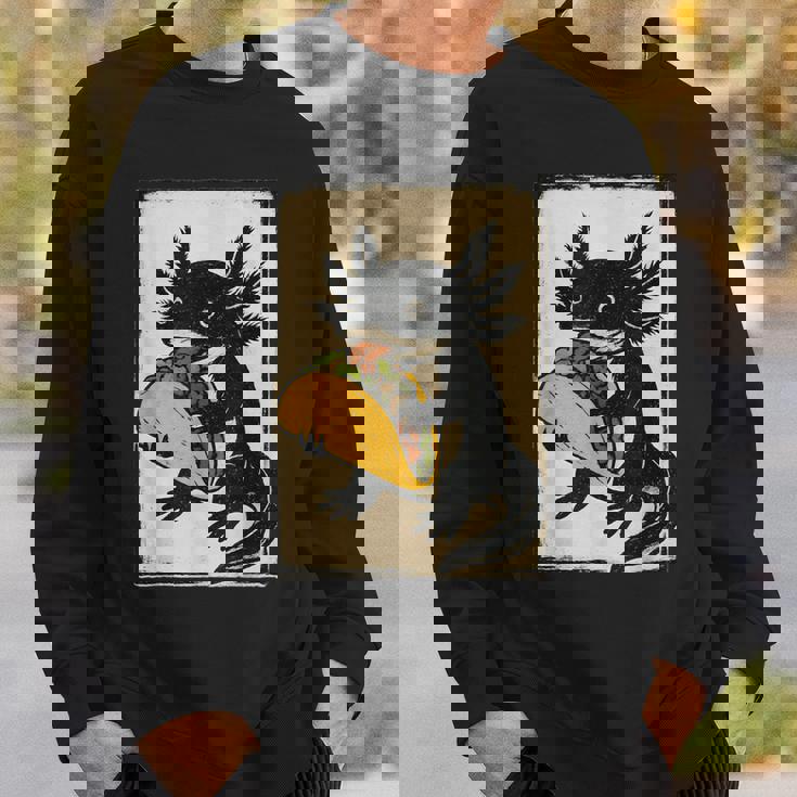 ヴィンテージ リノカット Axolotl タコサラマンダー 民芸品 スウェットシャツ 彼への贈り物