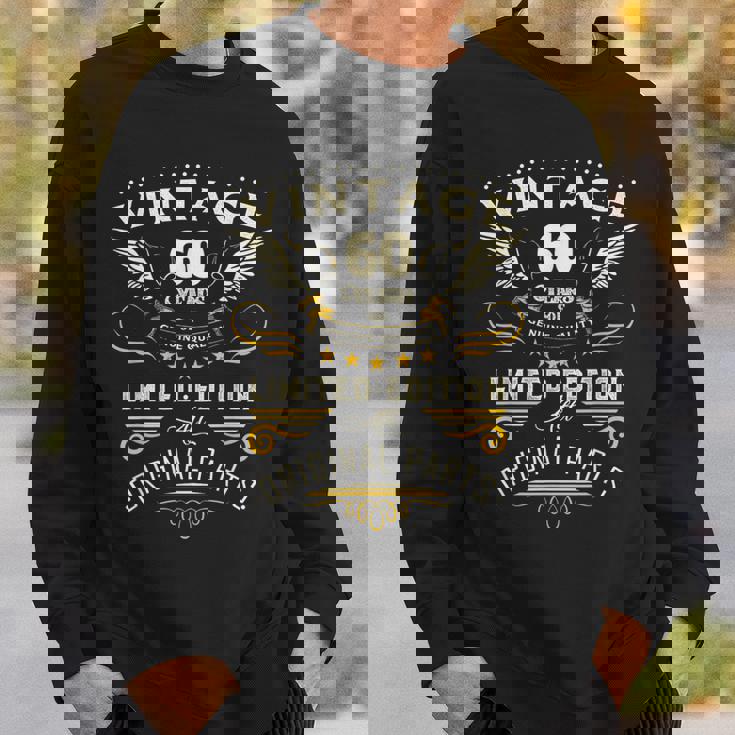 ヴィンテージ 限定版 おもしろ 60歳 ギフト 還暦 スウェットシャツ 彼への贈り物