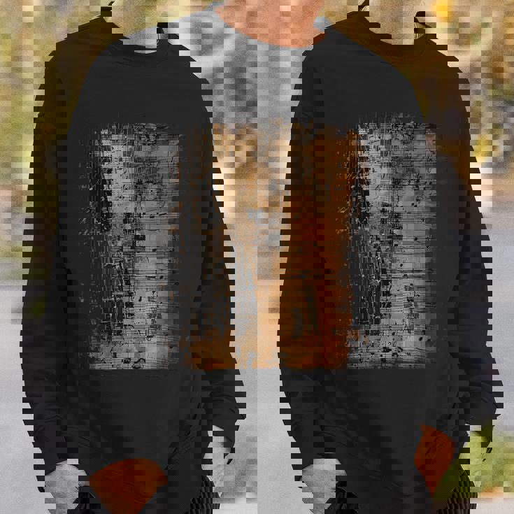 ヴィンテージ楽譜ノート–ピアニスト&ミュージシャングランジ スウェットシャツ 彼への贈り物