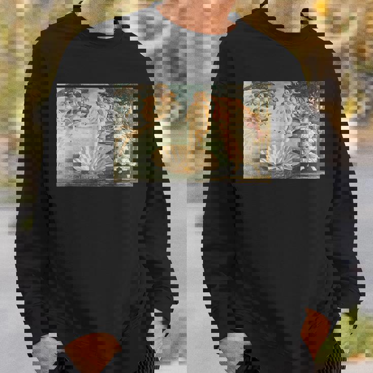 ヴィーナスの誕生／サンドロ・ボッティチェッリ【世界の名画】（高精細画質）女神 美術館アート スウェットシャツ 彼への贈り物