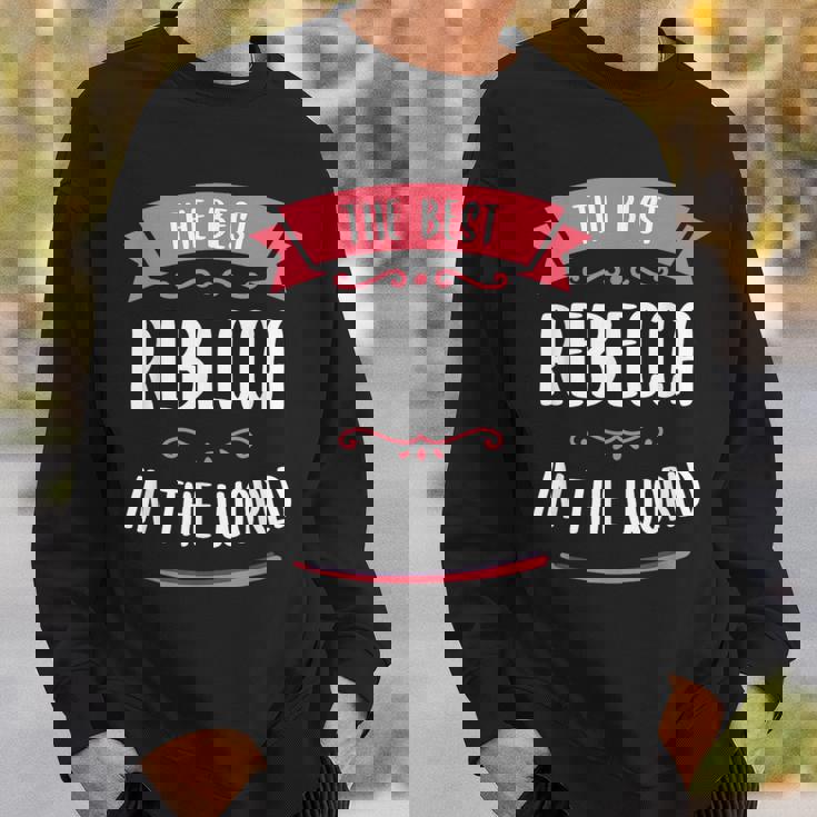 世界最高のレベッカ。 スウェットシャツ 彼への贈り物