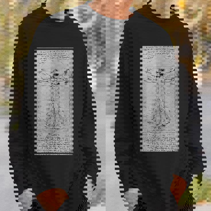 人物レオナルドダヴィンチのプロポーション スウェットシャツ 彼への贈り物