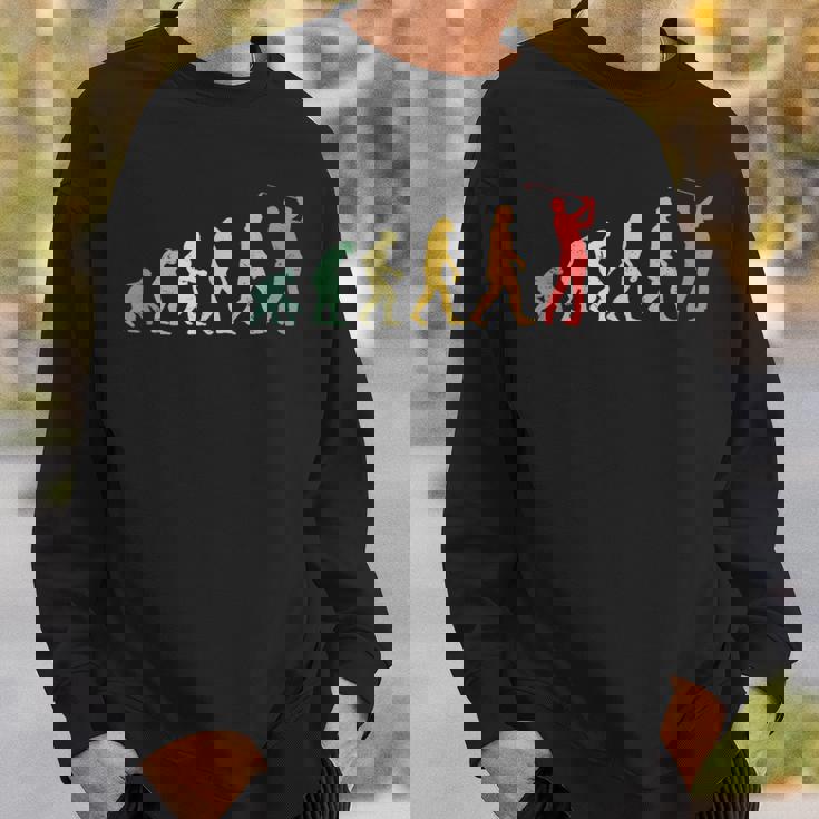 人類の進化 ネタ ゴルフ ゴルフ好き ゴルフファン ゴルファー おもしろ ゴルフ部 スウェットシャツ 彼への贈り物