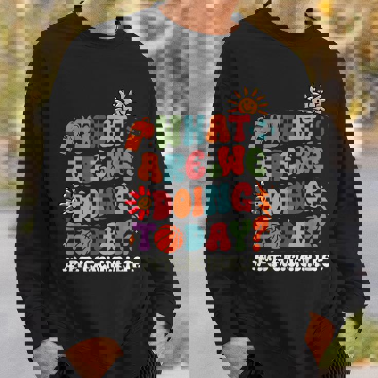 今日何をしているのか Pe先生 体育 スウェットシャツ 彼への贈り物